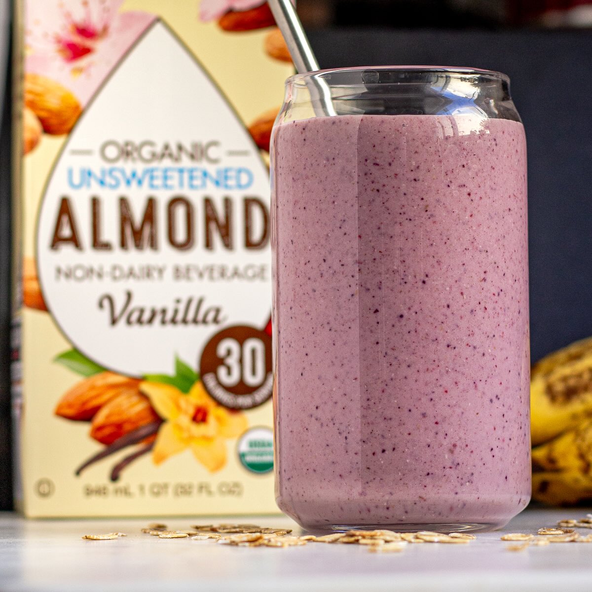 Organic Unsweetened Banana Berry & Oat Smoothie 946ml